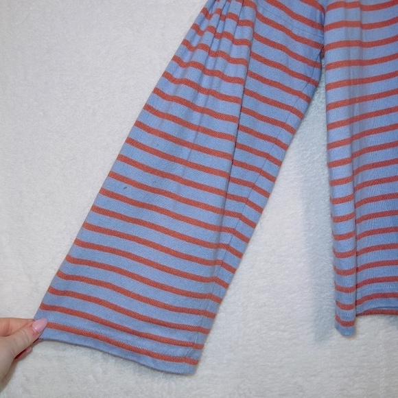 Madewell K4434 Shirred Sleeve Sailor Top size XS - Picture 3 of 9